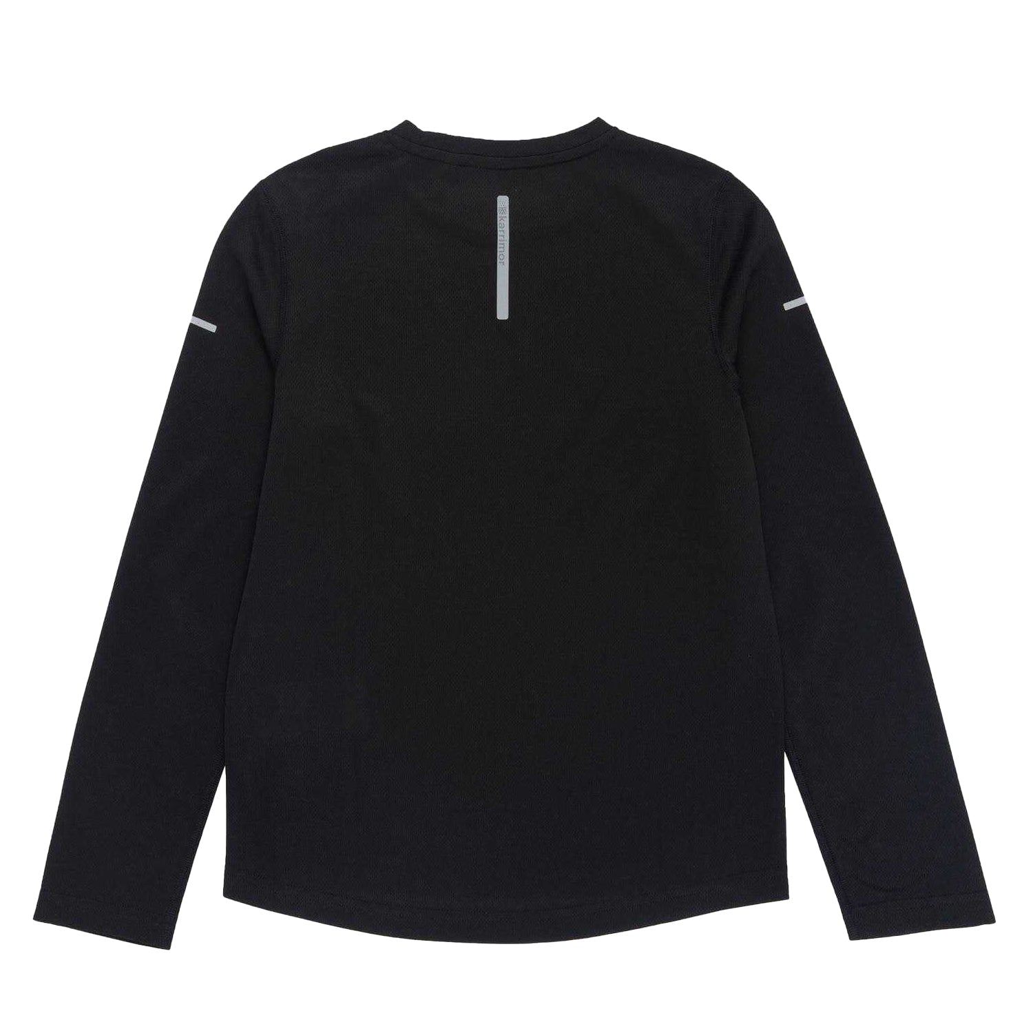 Black - Back - Karrimor Boys Logo Long-Sleeved Running T-Shirt