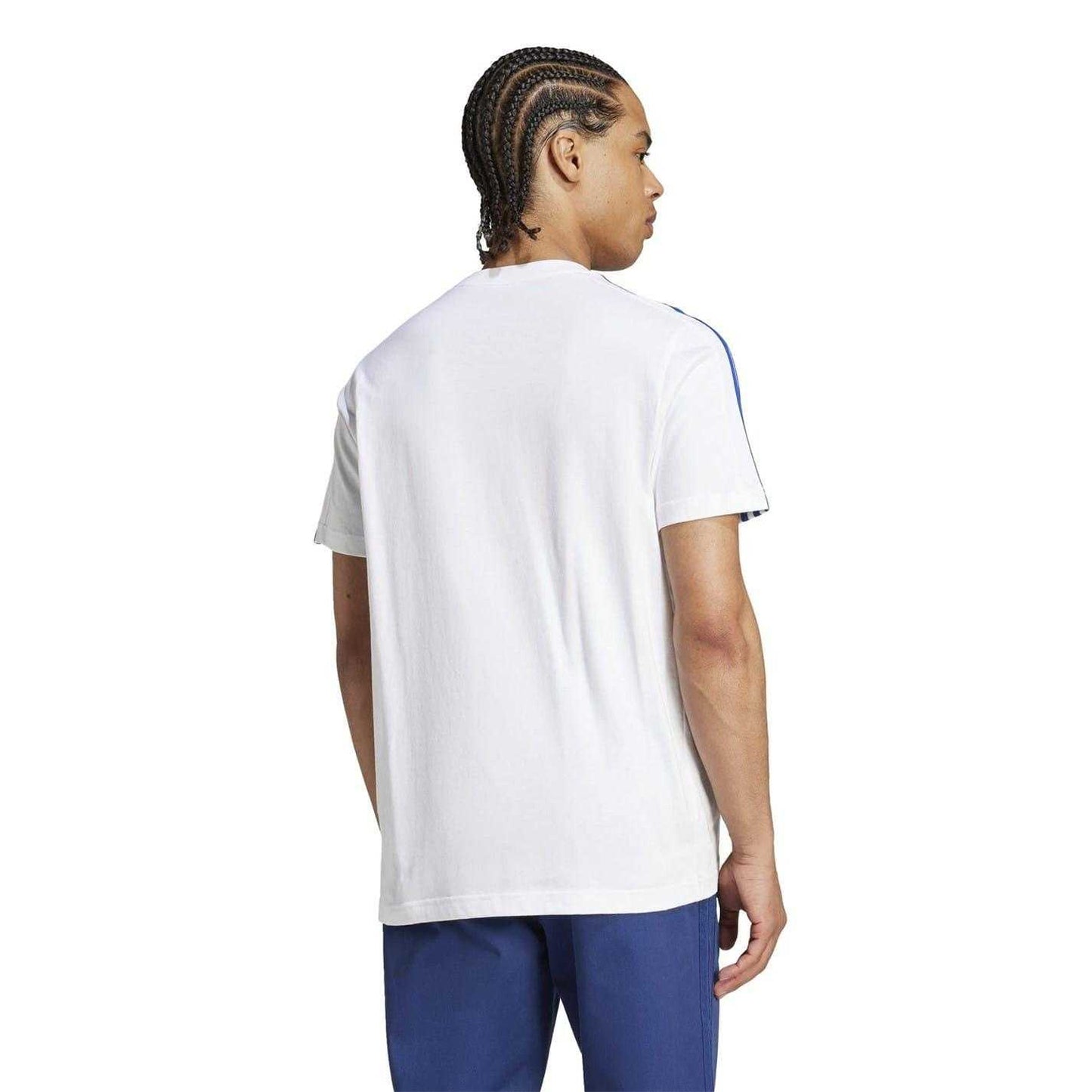 White - Back - Adidas Mens DNA Real Madrid CF T-Shirt