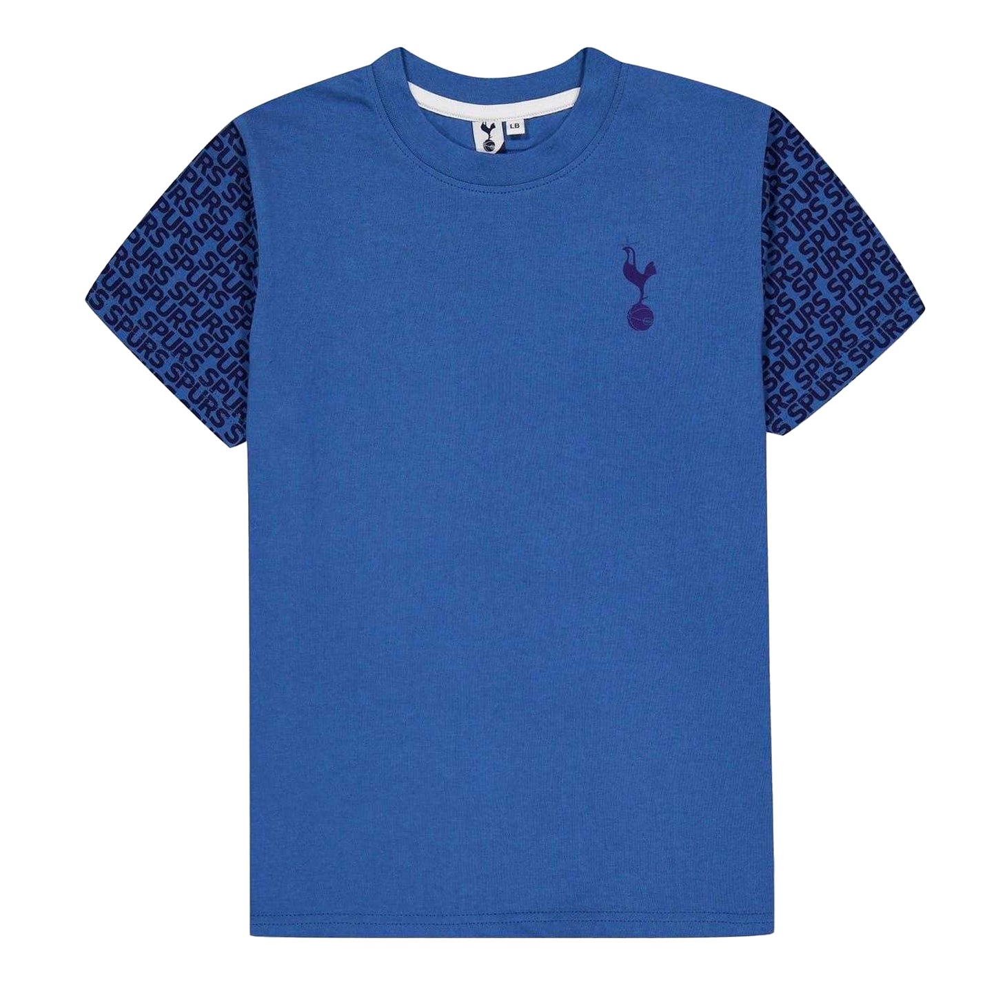 Blue - Front - Source Lab Childrens-Kids Tottenham Hotspur FC T-Shirt
