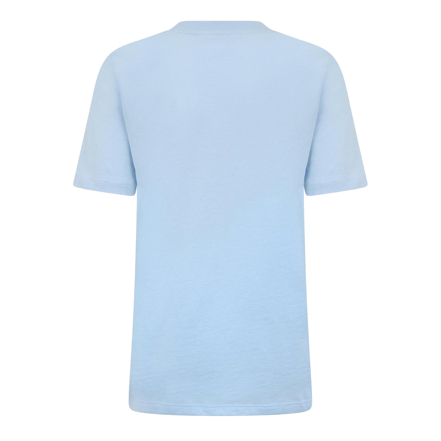 Blue - Back - Reebok Womens-Ladies Contrast Logo Towelling T-Shirt