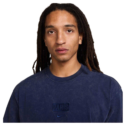 Midnight Navy - Side - Nike Mens Essentials Paris Saint Germain FC T-Shirt
