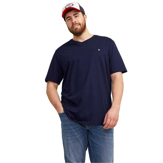 Navy Blazer - Front - Jack And Jones Mens Paulos T-Shirt