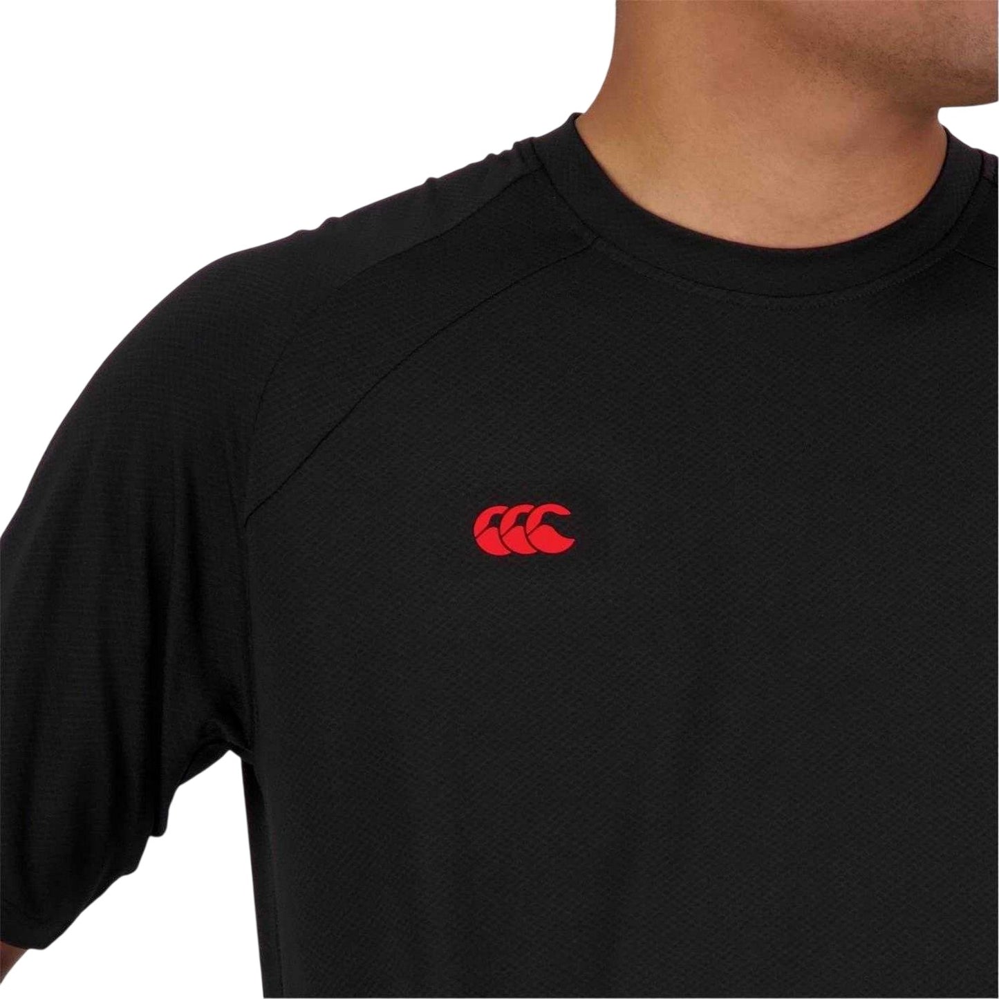 Black - Side - Canterbury Mens Everest Breathable T-Shirt
