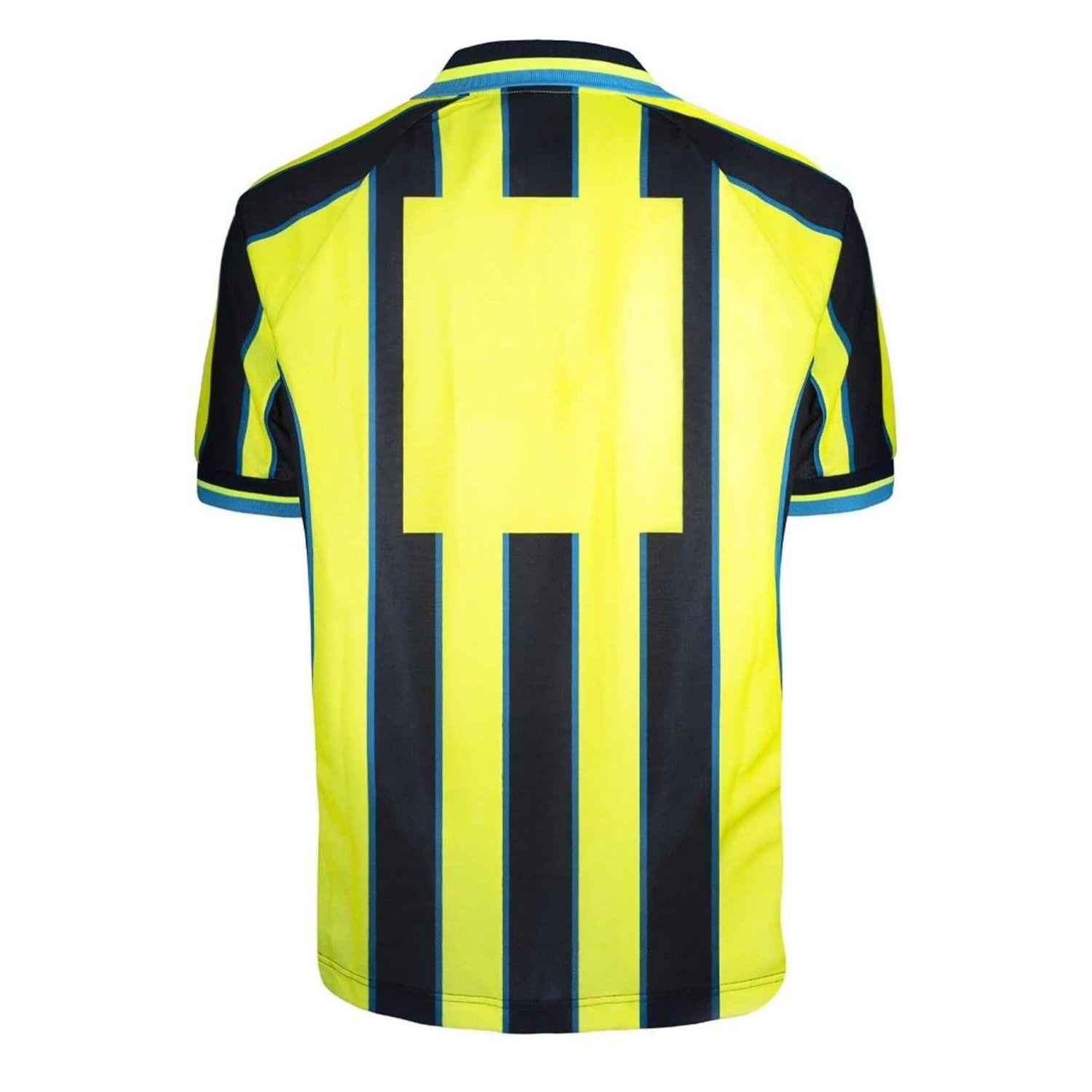 Neon - Back - Manchester City FC Mens Draw Vertical Stripe Regular T-Shirt