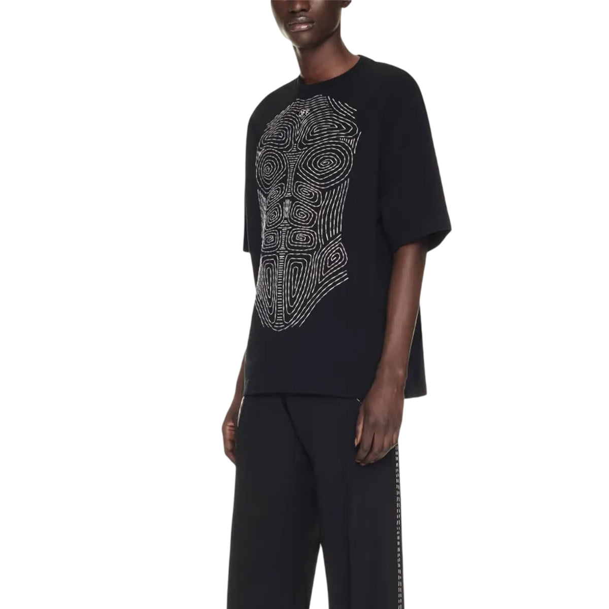 Off White - Side - Off White Mens Stitched Regular T-Shirt