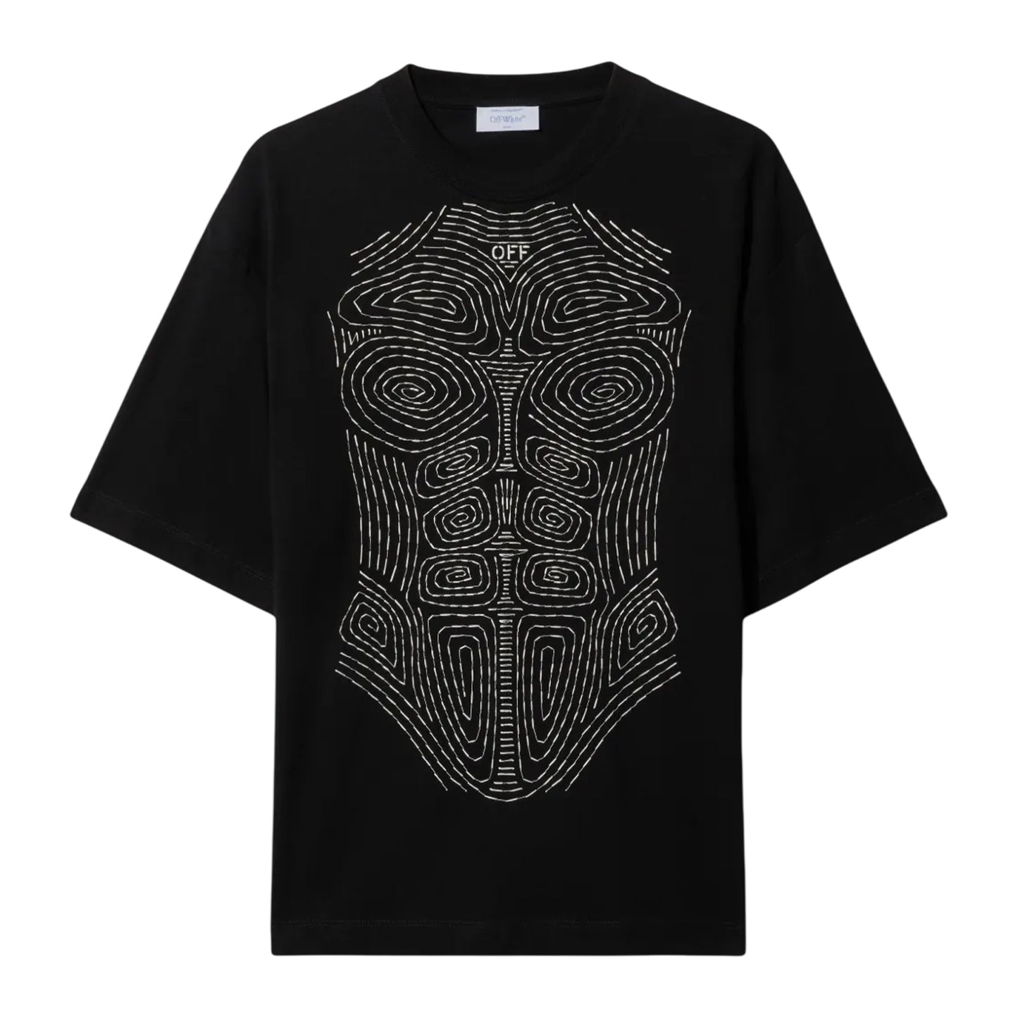 Off White - Front - Off White Mens Stitched Regular T-Shirt