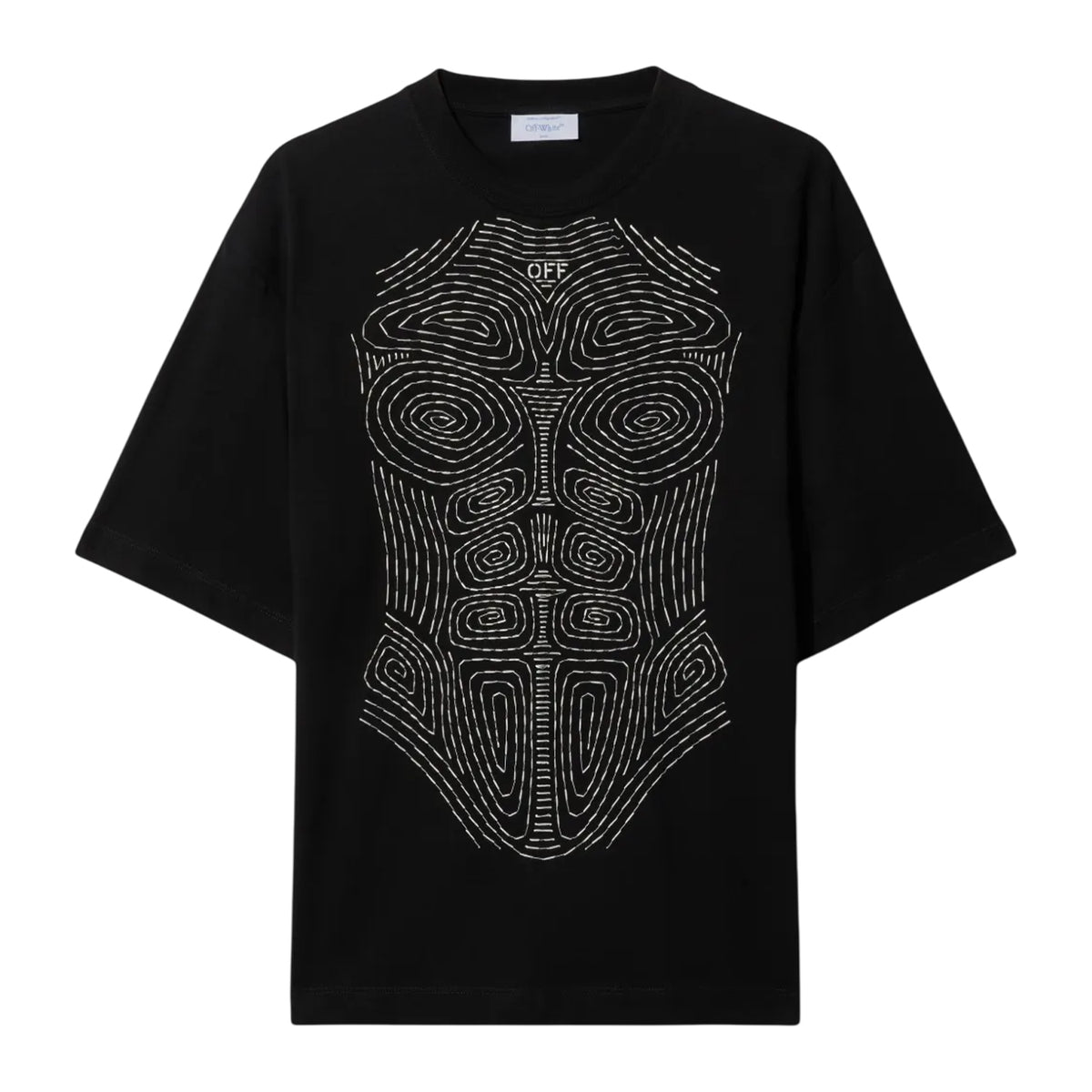 Off White - Front - Off White Mens Stitched Regular T-Shirt