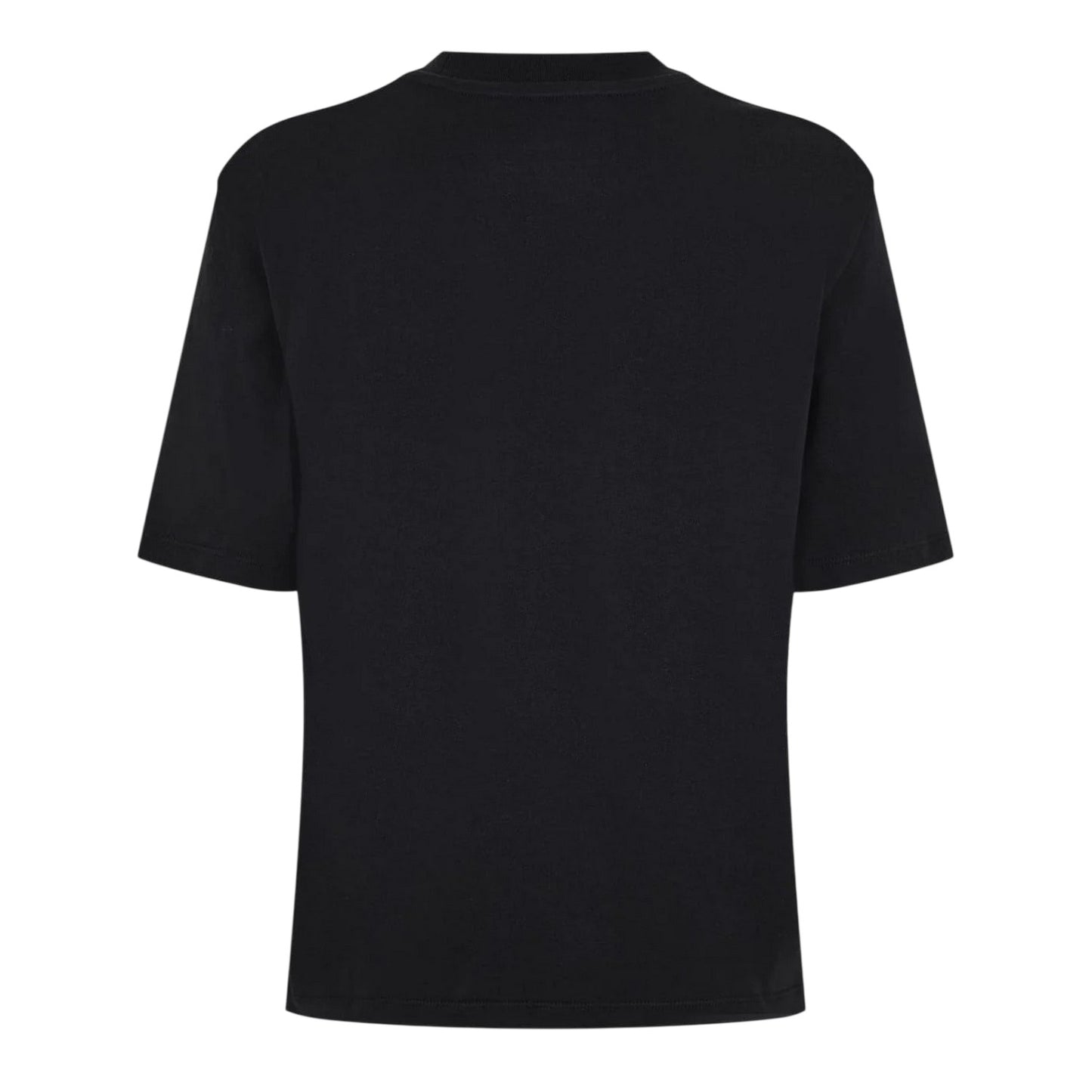 Black - Back - Timberland Womens-Ladies Crew Neck Relaxed Fit Crop T-Shirt