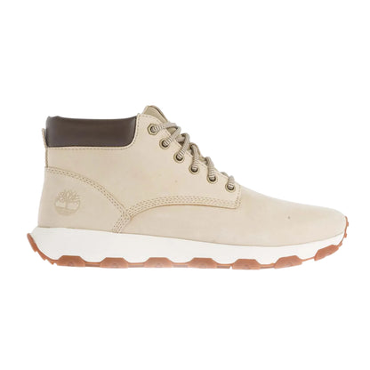 Beige - Side - Timberland Mens Winsor Park Mid Cut Lace Up Hiking Boots