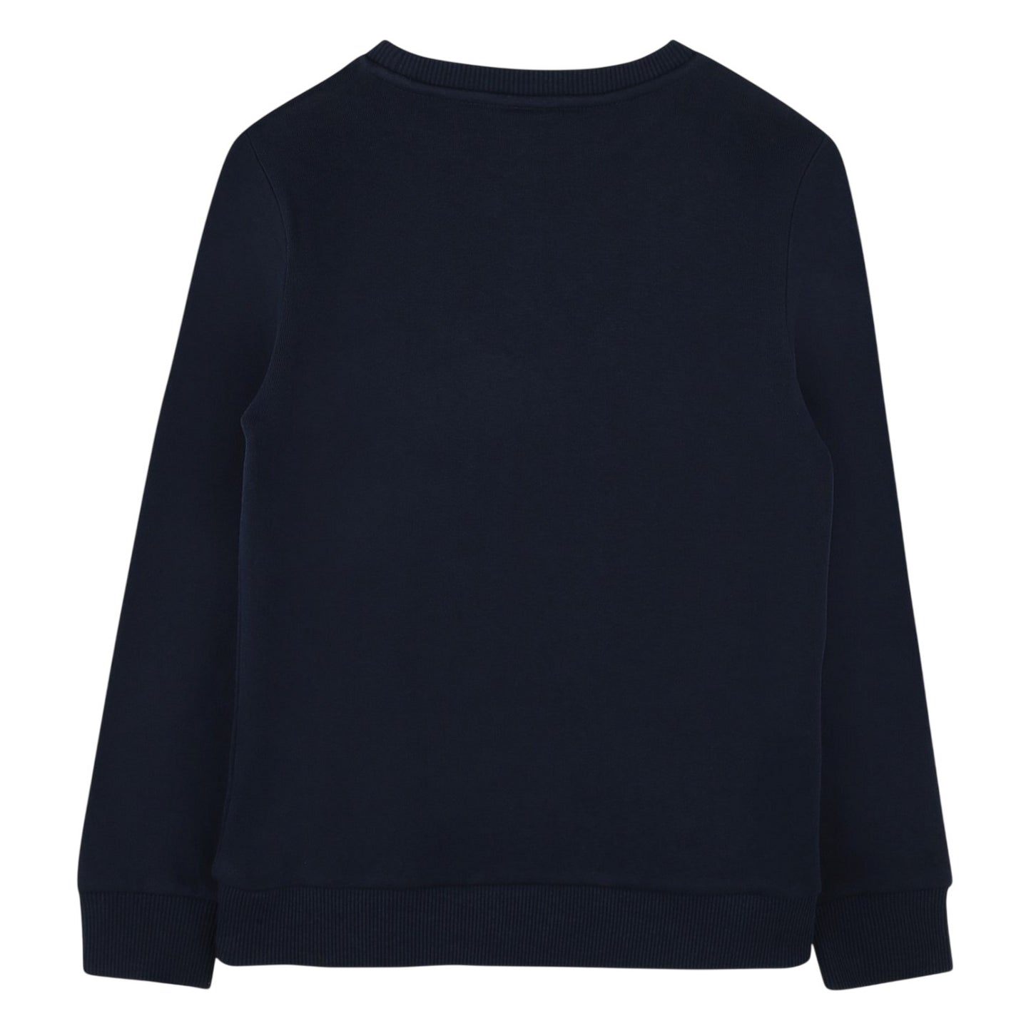 Navy - Back - Boss Childrens-Kids Crew Neck Sweatshirt
