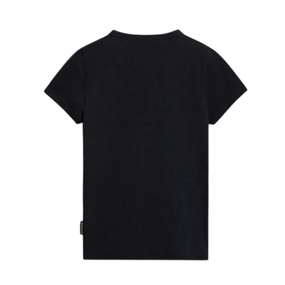 Black - Back - Napapijri Childrens-Kids Graphic Print T-Shirt