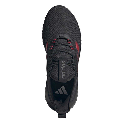 Charcoal-Red - Lifestyle - Adidas Mens Kaptir 4.0 Leather Trainers