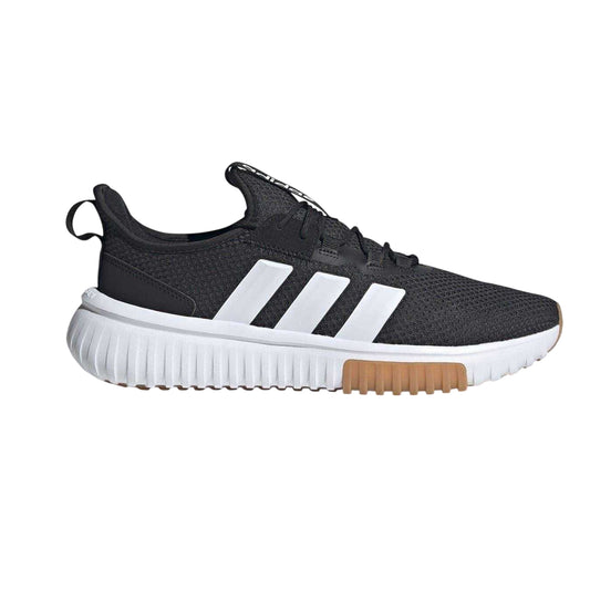Black-White - Front - Adidas Mens Kaptir 4.0 Leather Trainers