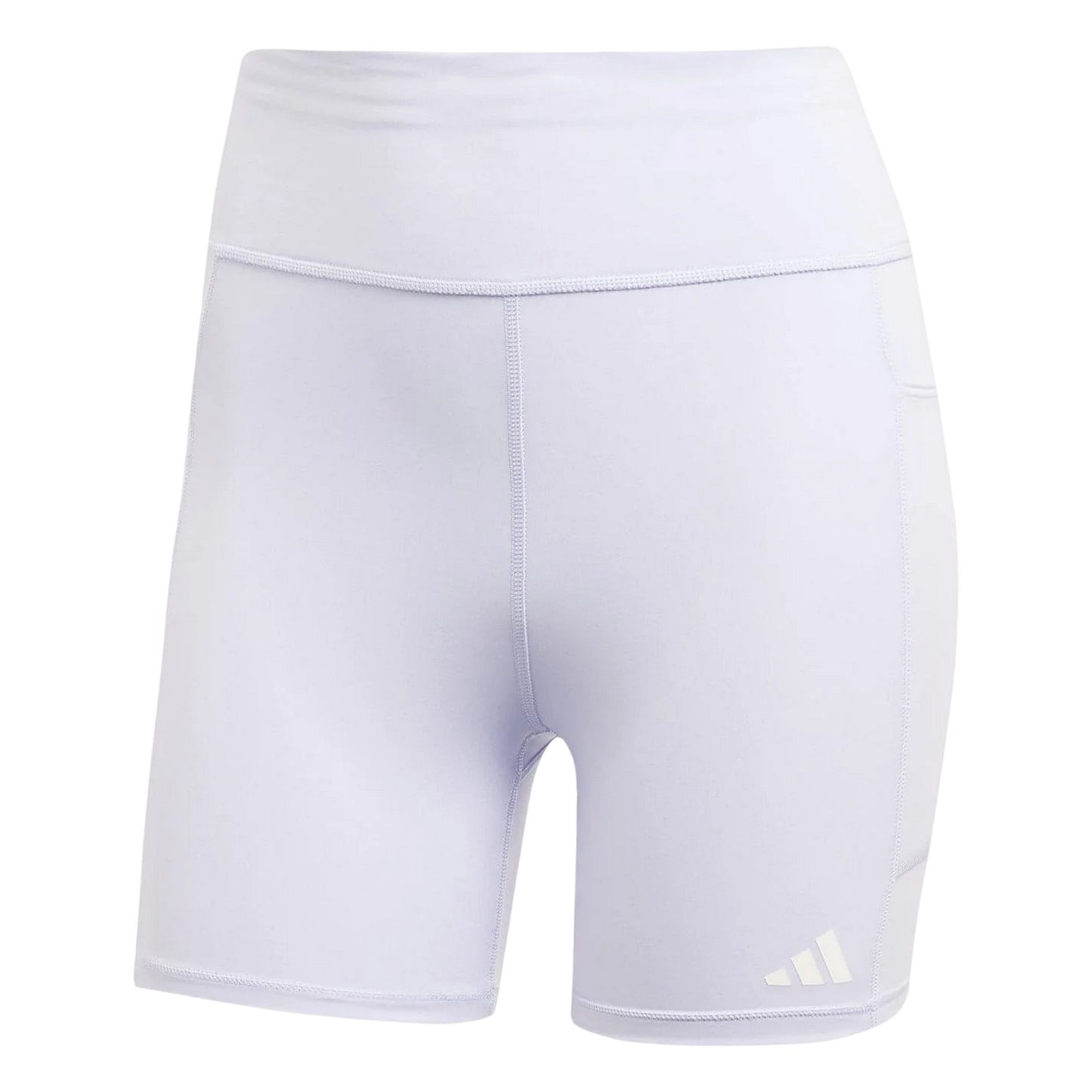 Light Purple - Front - Adidas Womens-Ladies Own The Run Legging Shorts