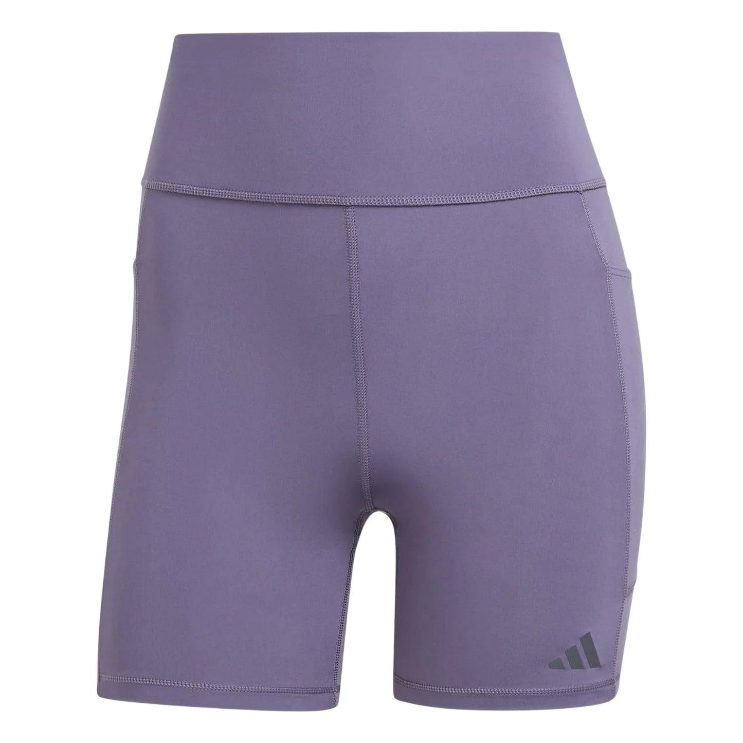 Violet - Front - Adidas Womens-Ladies Own The Run Legging Shorts