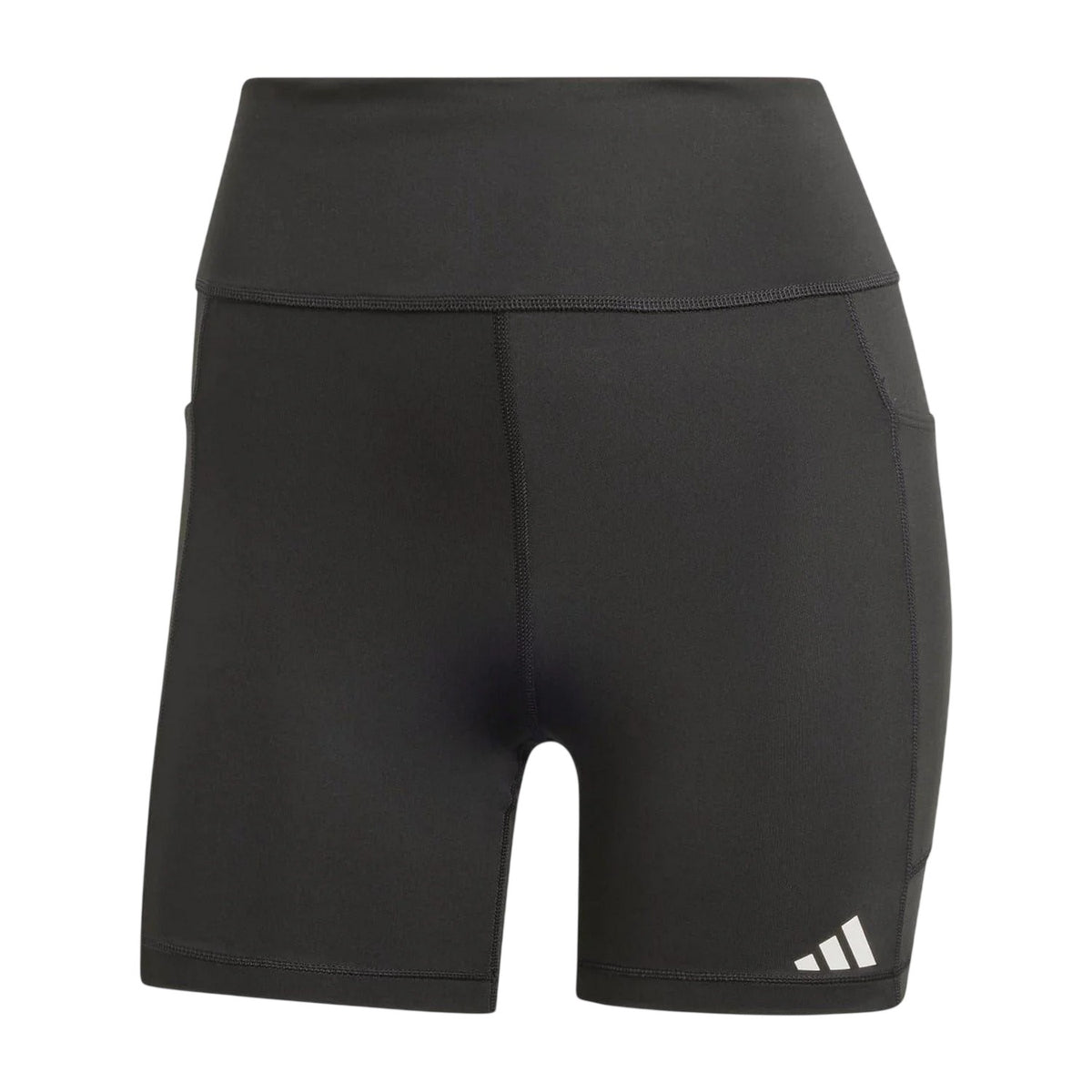 Black - Front - Adidas Womens-Ladies Own The Run Legging Shorts