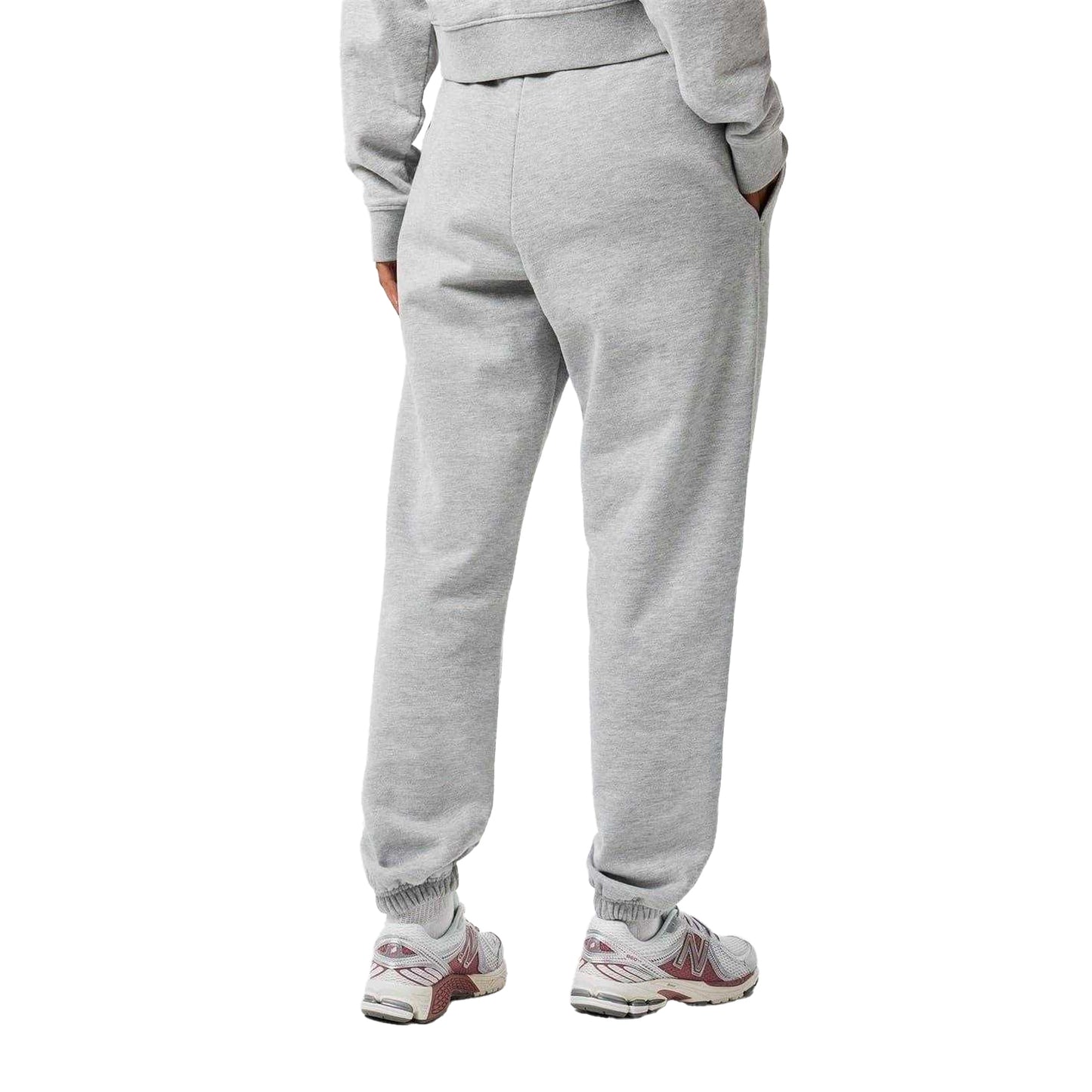 Grey Marl - Back - Jack Wills Womens-Ladies Logo Jogging Bottoms