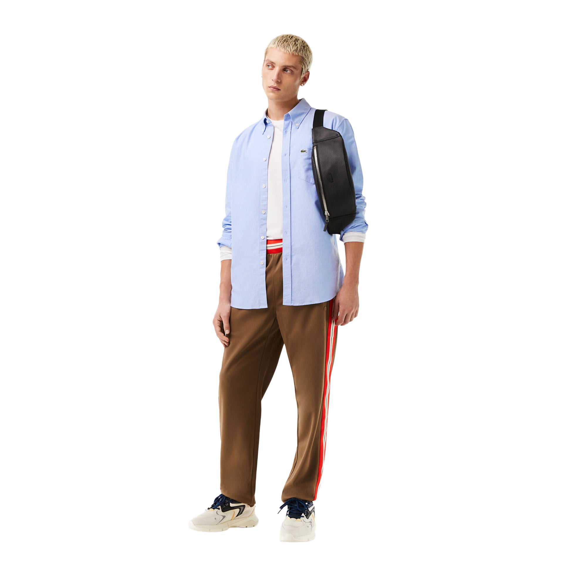 Blue - Lifestyle - Lacoste Mens Oxford Cotton Regular Shirt