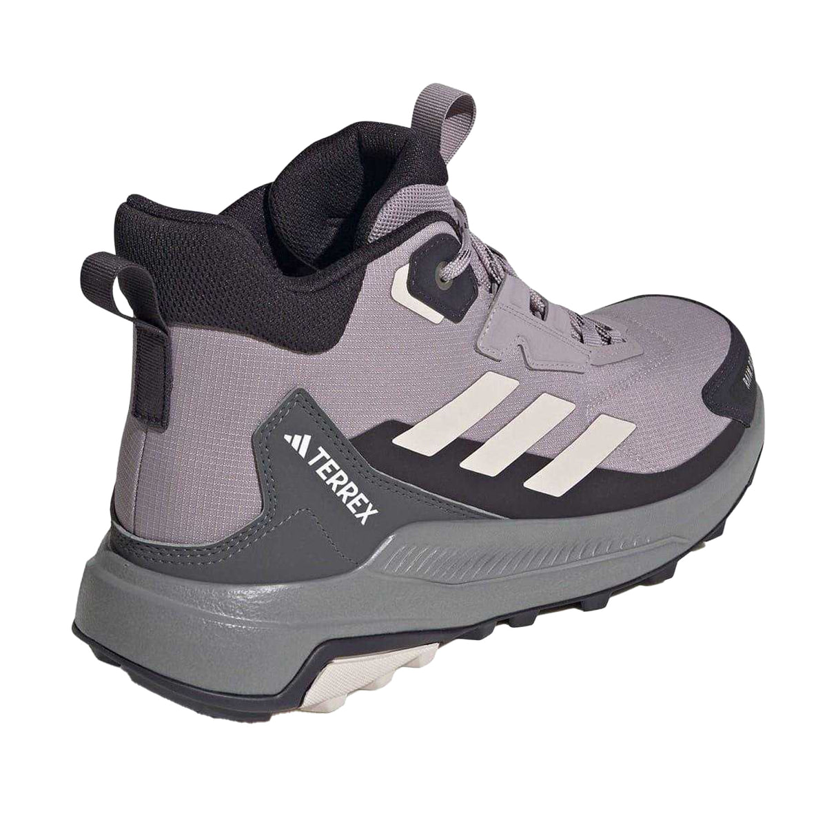 Pink-Mauve - Back - Adidas Womens-Ladies Terrex Leather Hiking Boots