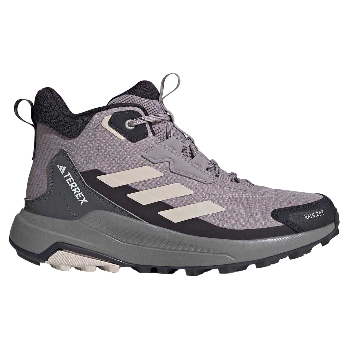 Pink-Mauve - Front - Adidas Womens-Ladies Terrex Leather Hiking Boots
