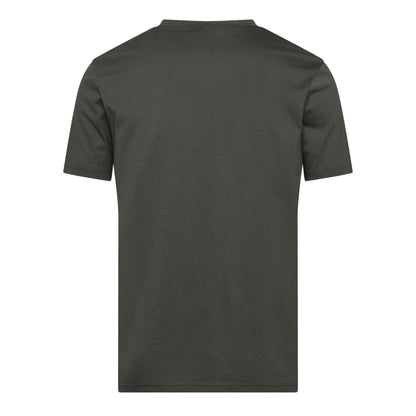 Dark Grey - Back - Boss Mens Thinking 1 Signature Logo Regular T-Shirt