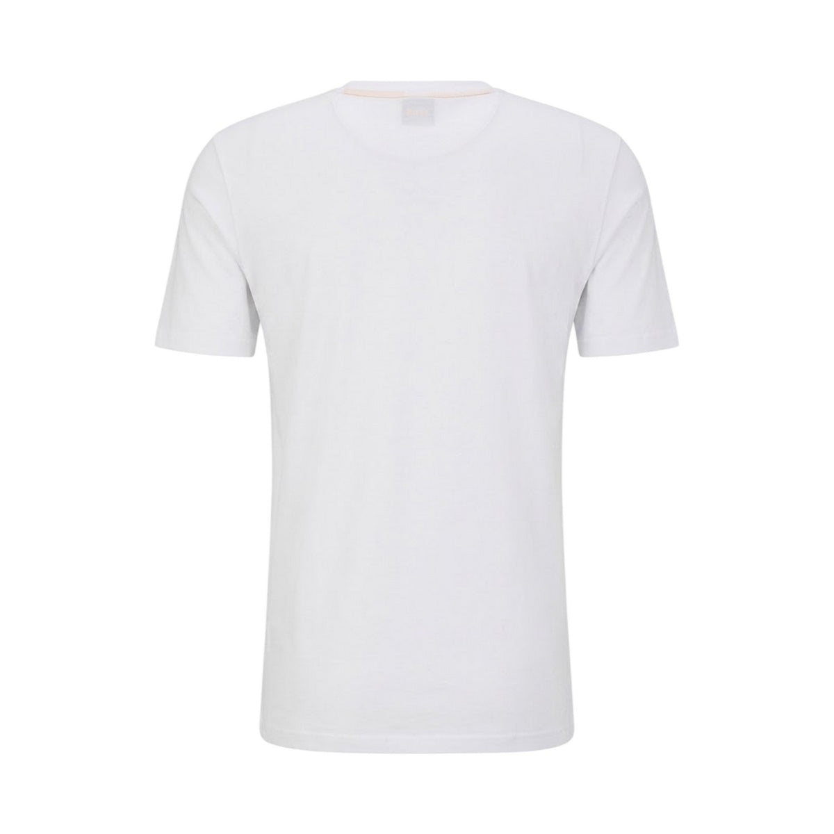White - Back - Boss Mens Thinking 1 Signature Logo Regular T-Shirt