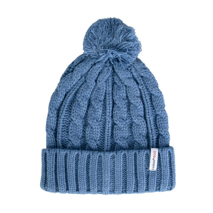 Denim - Front - Farah Rirola Pom Pom Knitted Beanie
