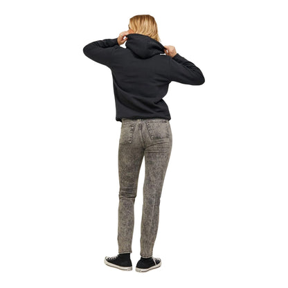 Black - Back - JJXX Womens-Ladies Hooded Regular Hoodie