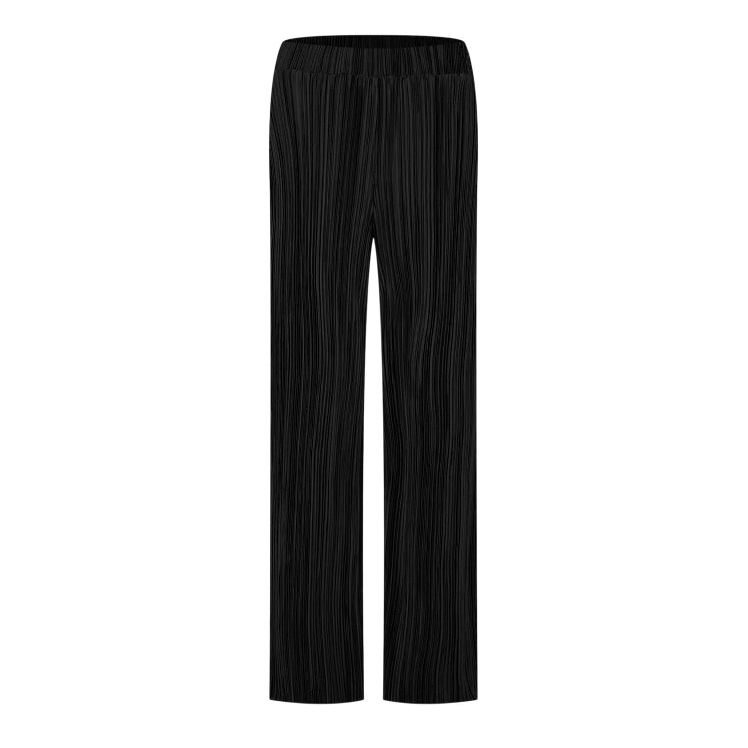 Black - Front - 4th & Reckless Womens-Ladies Palais Palazzo Trousers