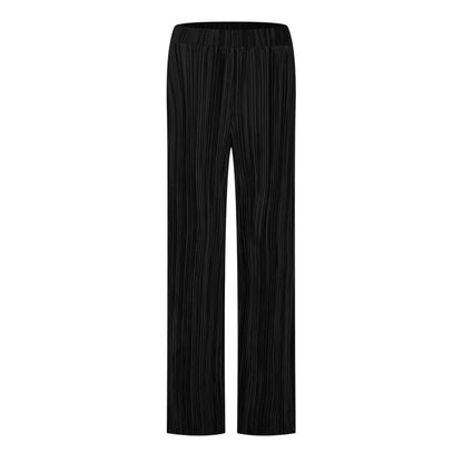 Black - Front - 4th & Reckless Womens-Ladies Palais Palazzo Trousers