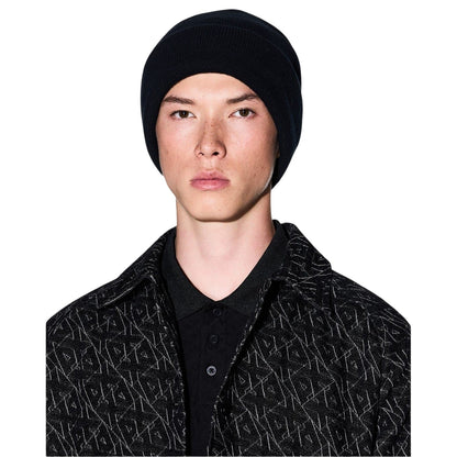 Black - Side - Armani Exchange Mens Textured Regular Polo Shirt