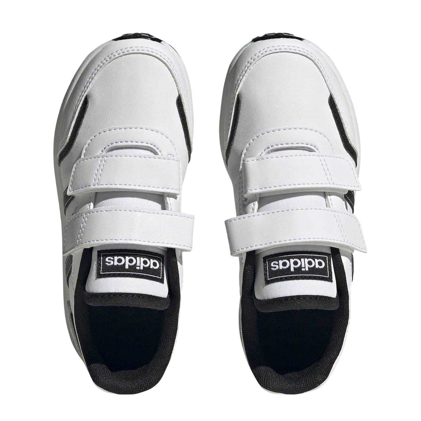 White - Lifestyle - Adidas Boys VS Switch 3 Stripes Trainers