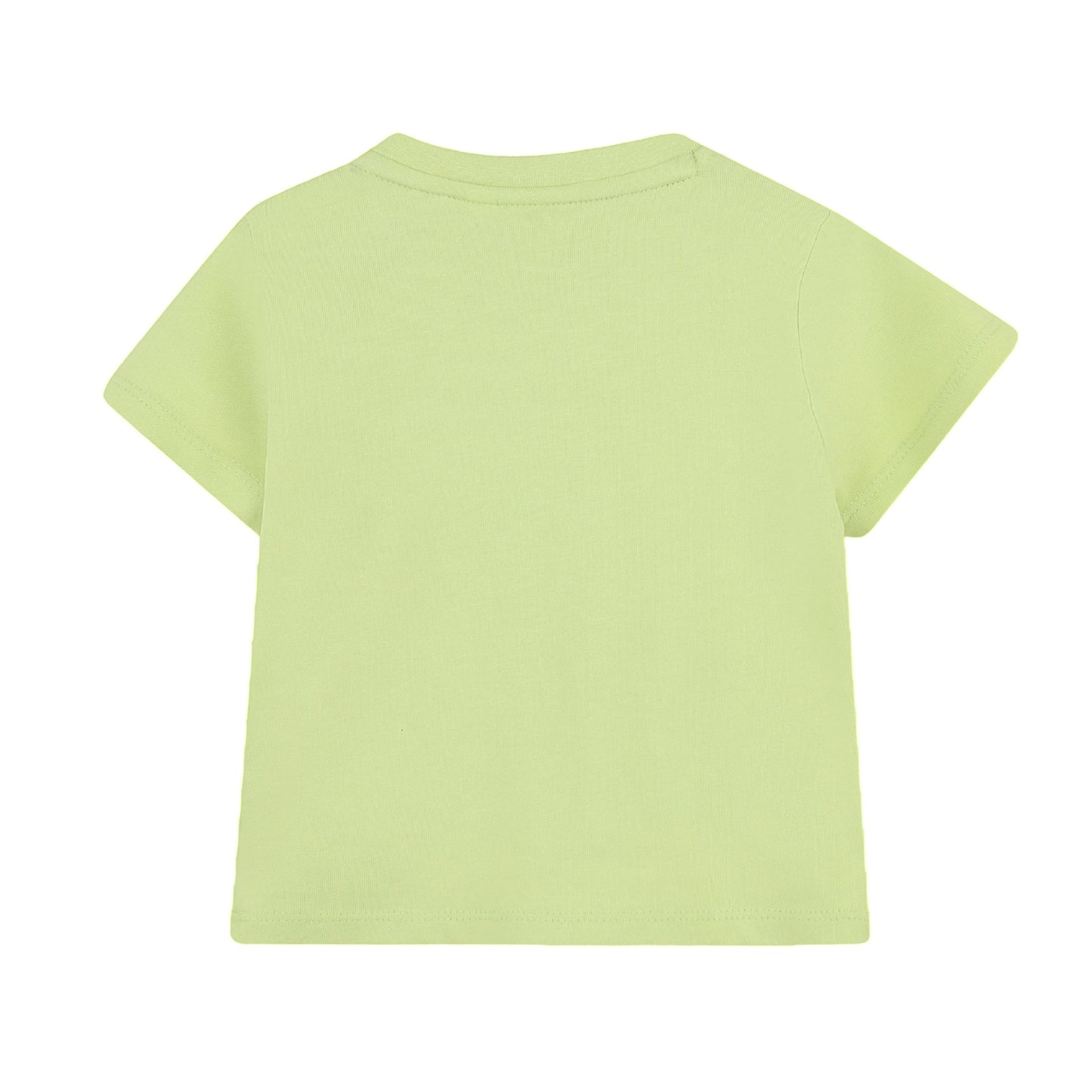 Apple Green - Back - Boss Childrens-Kids Lettering Crew Neck Regular T-Shirt