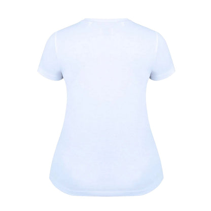 White - Back - Lee Cooper Womens-Ladies Classic T-Shirt