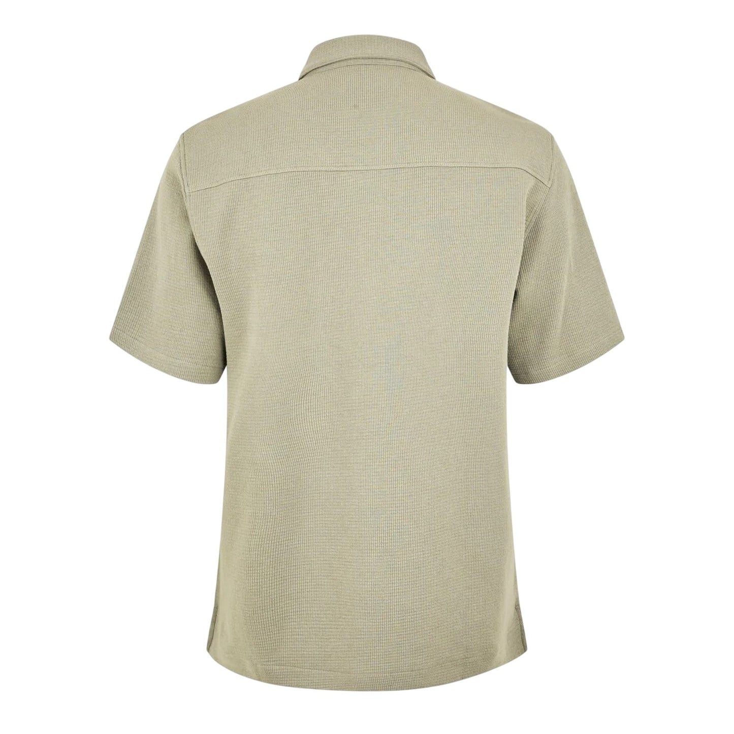Silver Sage - Back - Jack Wills Mens Waffle Short-Sleeved Shirt