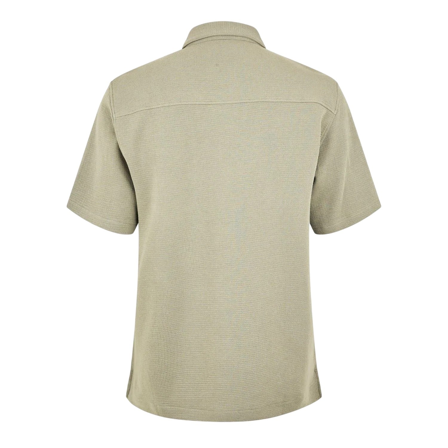 Silver Sage - Back - Jack Wills Mens Waffle Short-Sleeved Shirt