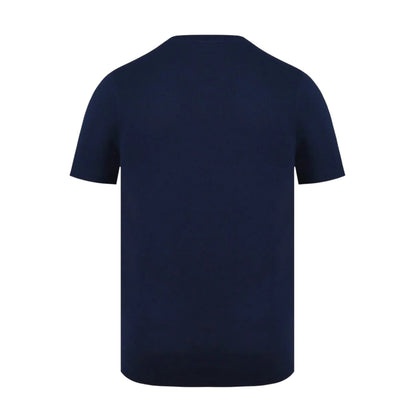 Navy - Back - Slazenger Mens Embroidered Logo Cotton T-Shirt