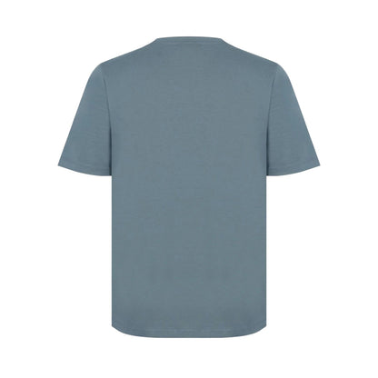 Slate Blue - Back - Slazenger Mens Embroidered Logo Cotton T-Shirt