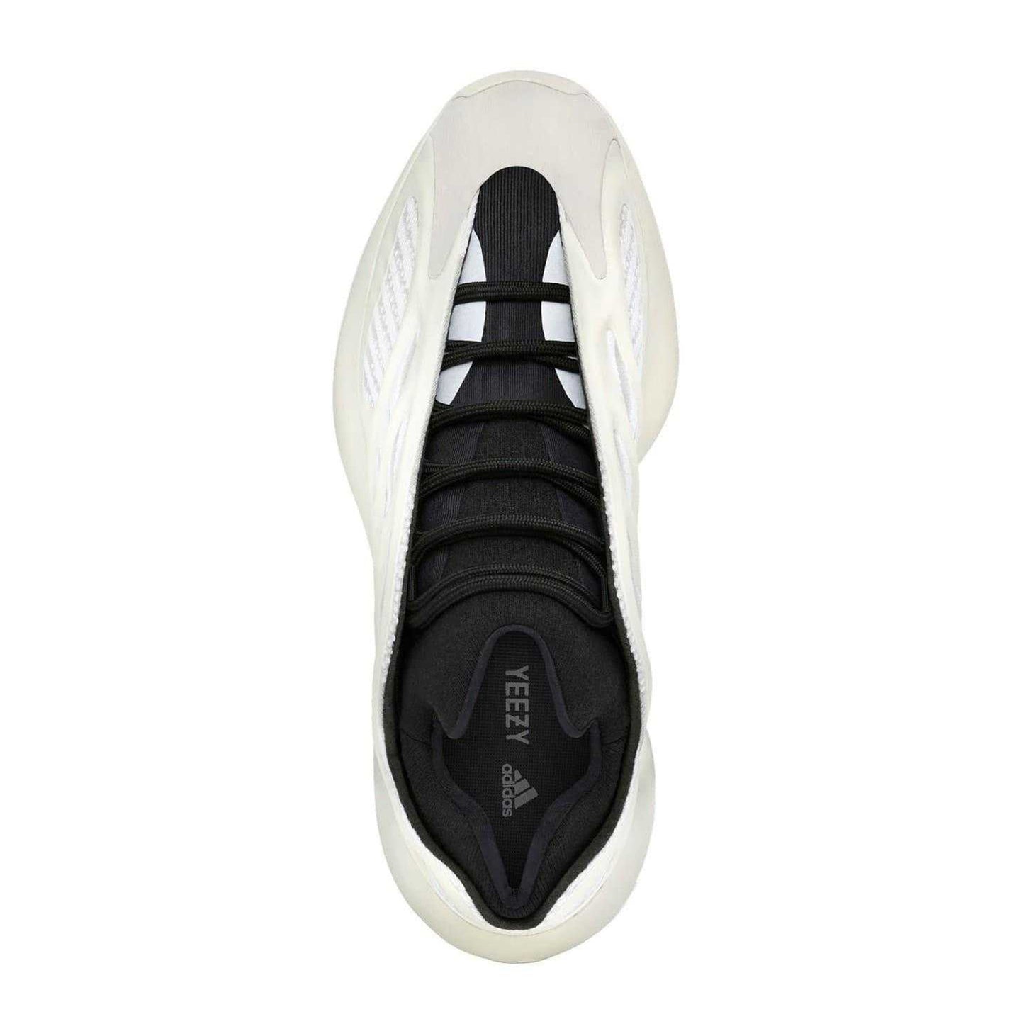 White-Black - Side - Yeezy Mens Boost 700 V3 Glow In The Dark Trainers