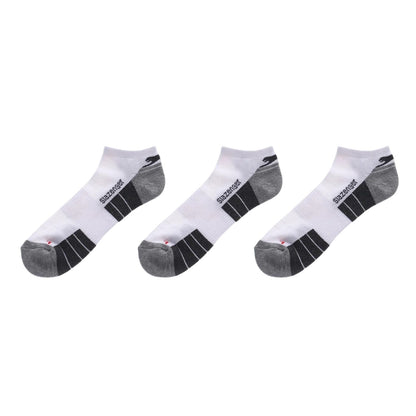 White - Back - Slazenger Mens Cushioned Trainer Socks (Pack of 3)