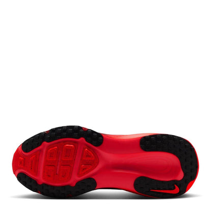 Black-Crimson - Side - Nike Childrens-Kids Vomero 18 Trainers
