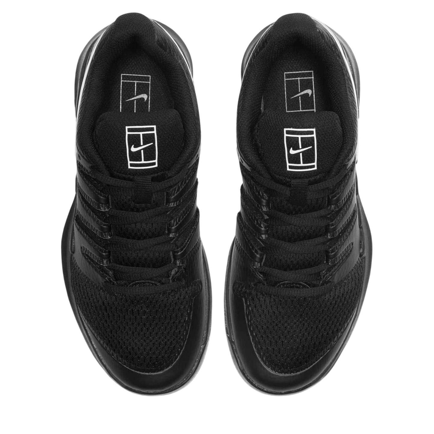 Black - Pack Shot - Nike Childrens-Kids Vapor Tennis Shoes