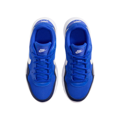Royal Blue-White-Navy - Pack Shot - Nike Childrens-Kids Air Max SC Leather Trainers