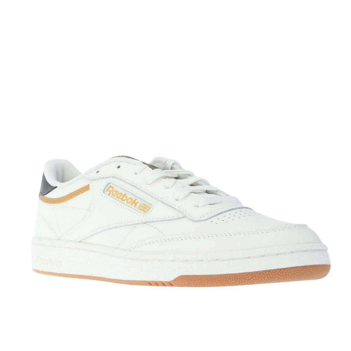 Chalk - Side - Reebok Mens Classics Club C 85 Leather Trainers