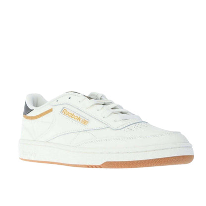 Chalk - Side - Reebok Mens Classics Club C 85 Leather Trainers