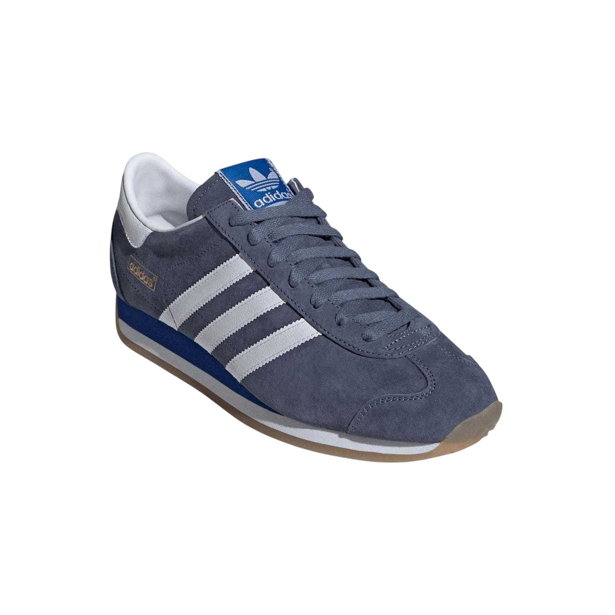 Navy - Front - Adidas Mens Originals Japan Nubuck Trainers