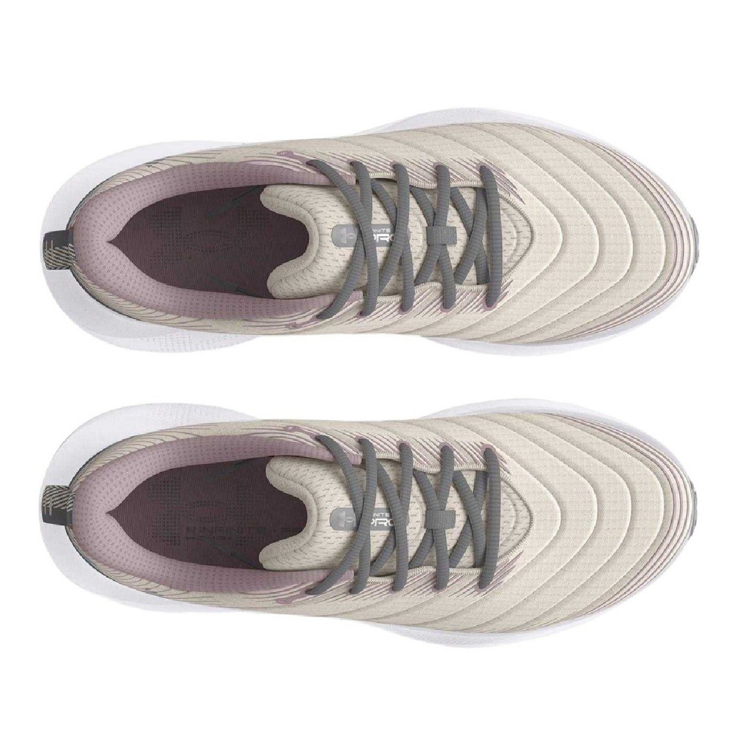 Frost Gray - Side - Under Armour Unisex Adult Infinite Pro Trainers
