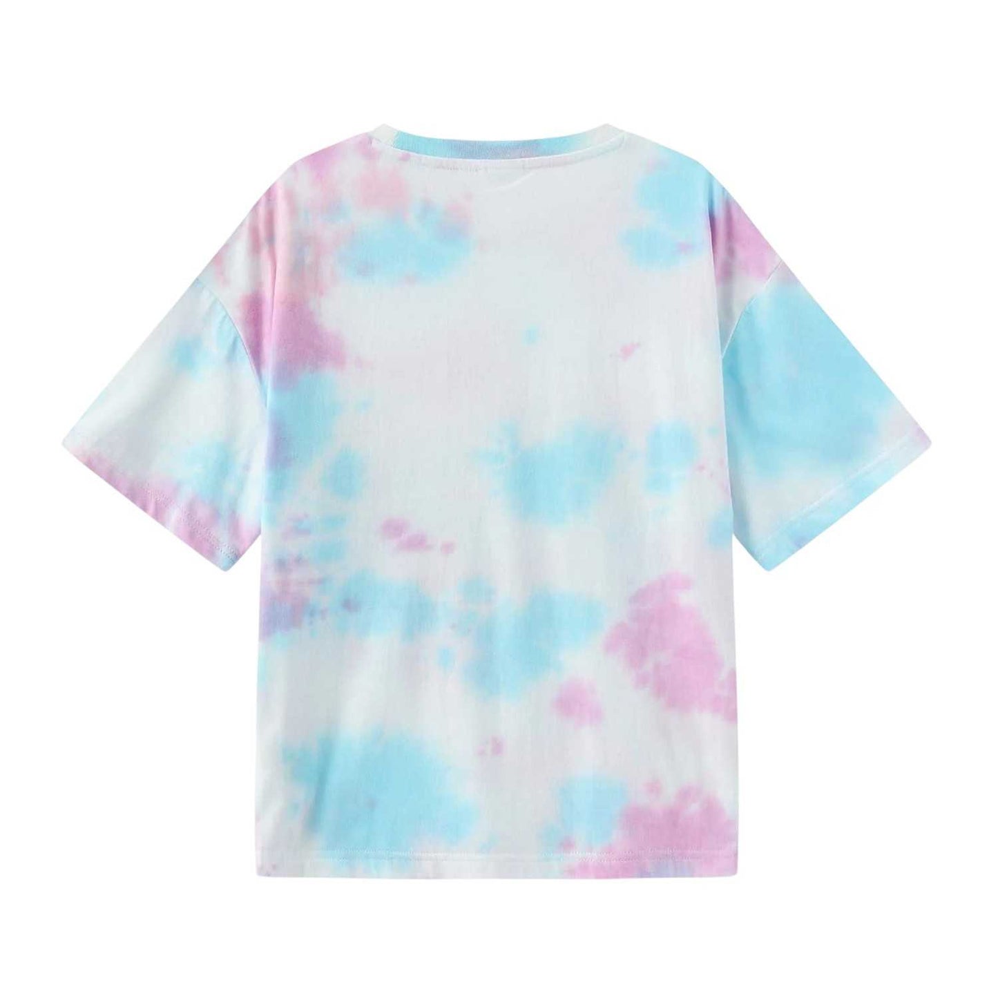 Multicoloured - Back - Lilo & Stitch Childrens-Kids Stitch & Angel T-Shirt