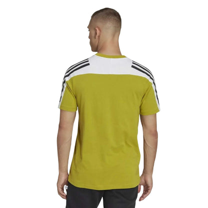 Green - Back - Adidas Mens Future Icons 3 Stripes T-Shirt