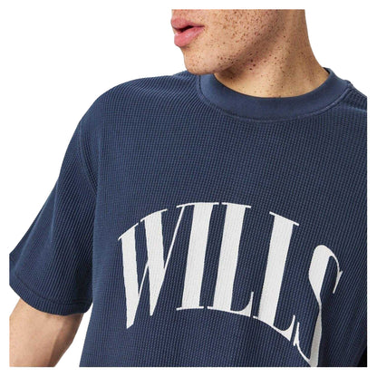 Night Sky - Side - Jack Wills Mens Waffle T-Shirt